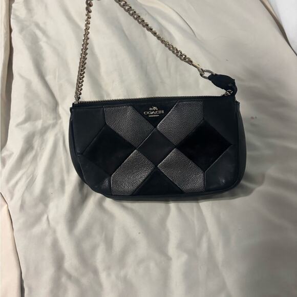 Coach Black and Gray Crossbody Bag - Picture 1 of 4